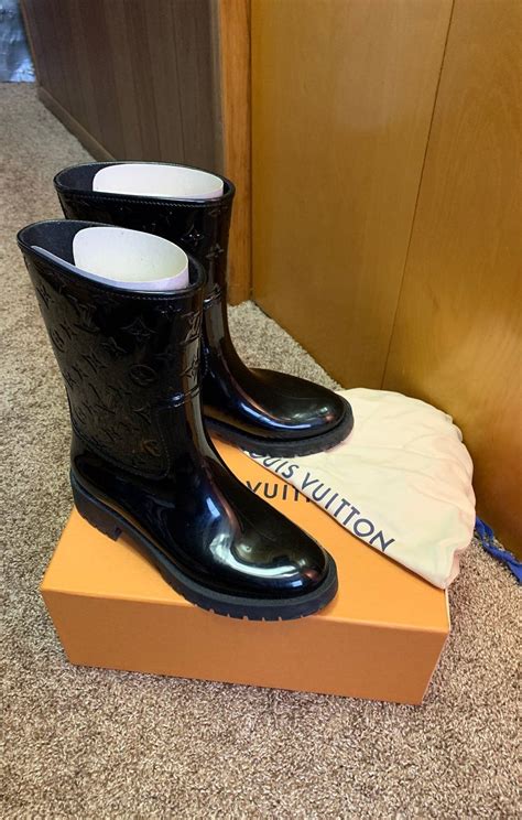 louis vuitton rainboot|louis vuitton thigh boots.